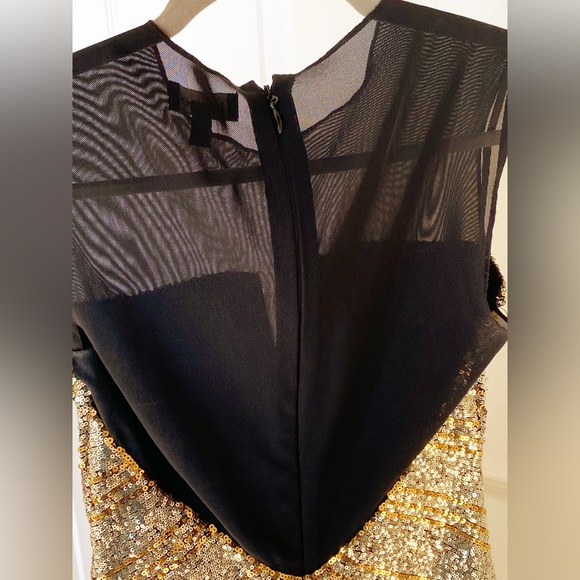 ✨Sparkle✨ bebe Sassy Sequined Holiday Bodycon Mini Dress - Picture 5 of 10